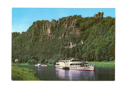 Ansichtskarte Sächsische Schweiz / An der Bastei