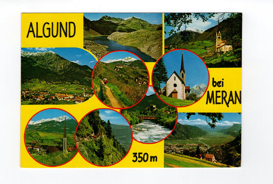 Ansichtskarte Algund bei Meran / Südtirol / Italien