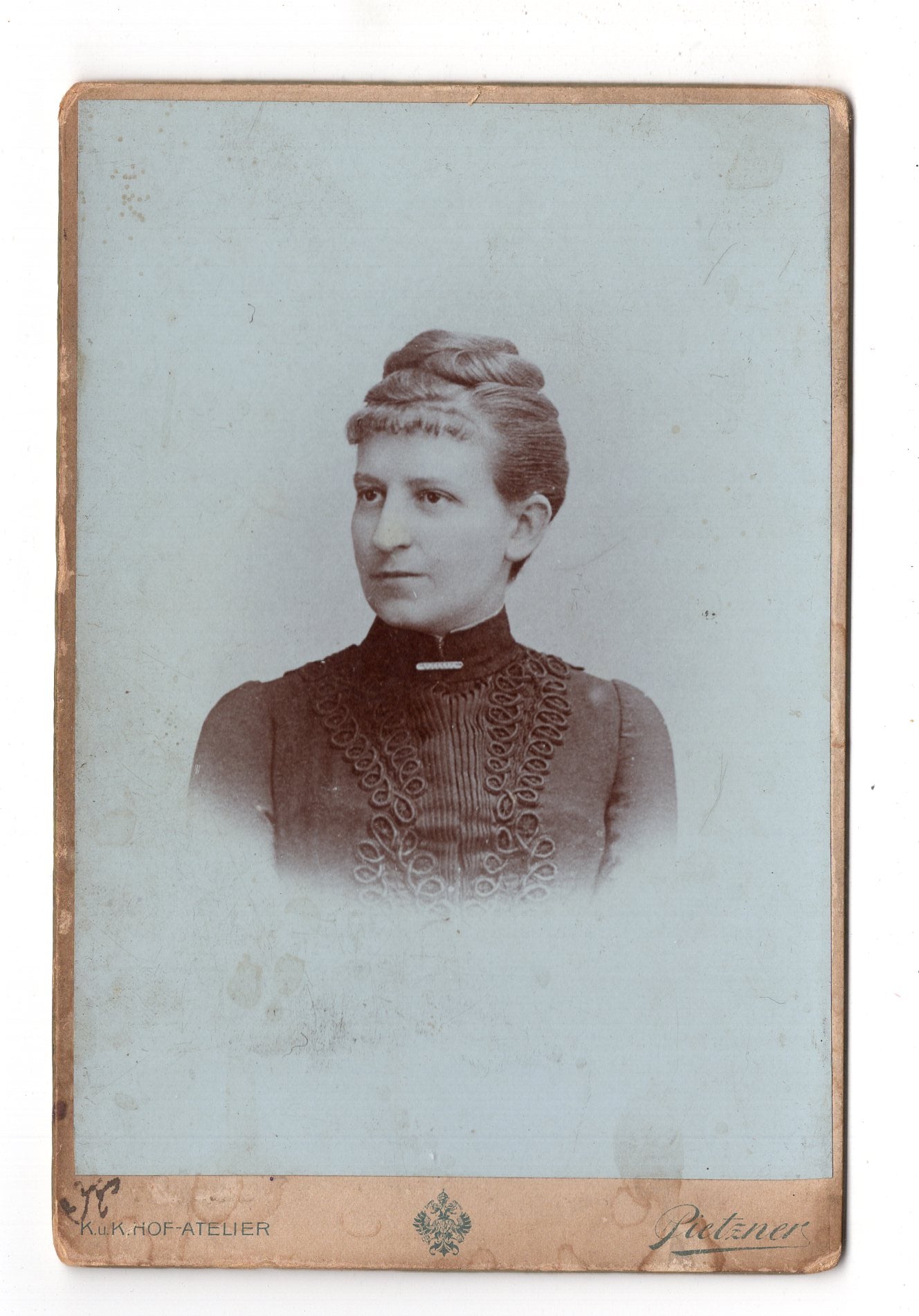 Fotografie Feine Dame - Brno Brünn um 1900 / CAB W-20