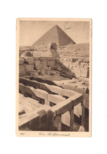 Ansichtskarte Kairo / Sphinx-Tempel / Ägypten