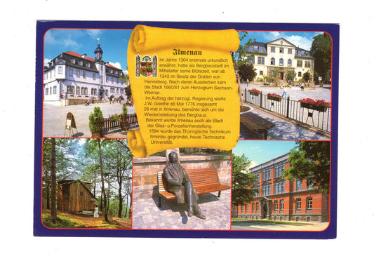 Ansichtskarte Ilmenau / Rathaus / Amtshaus +++