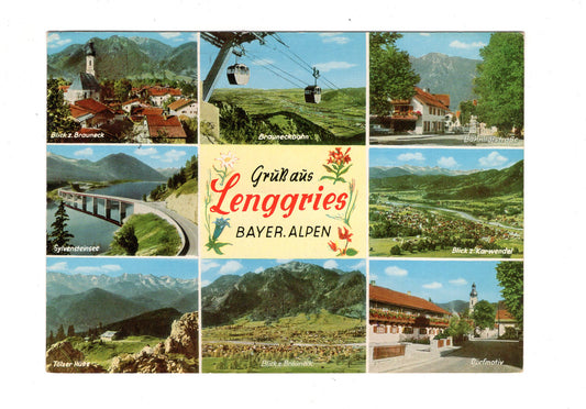 Ansichtskarte Lenggries / Bayerische Alpen / H1-70