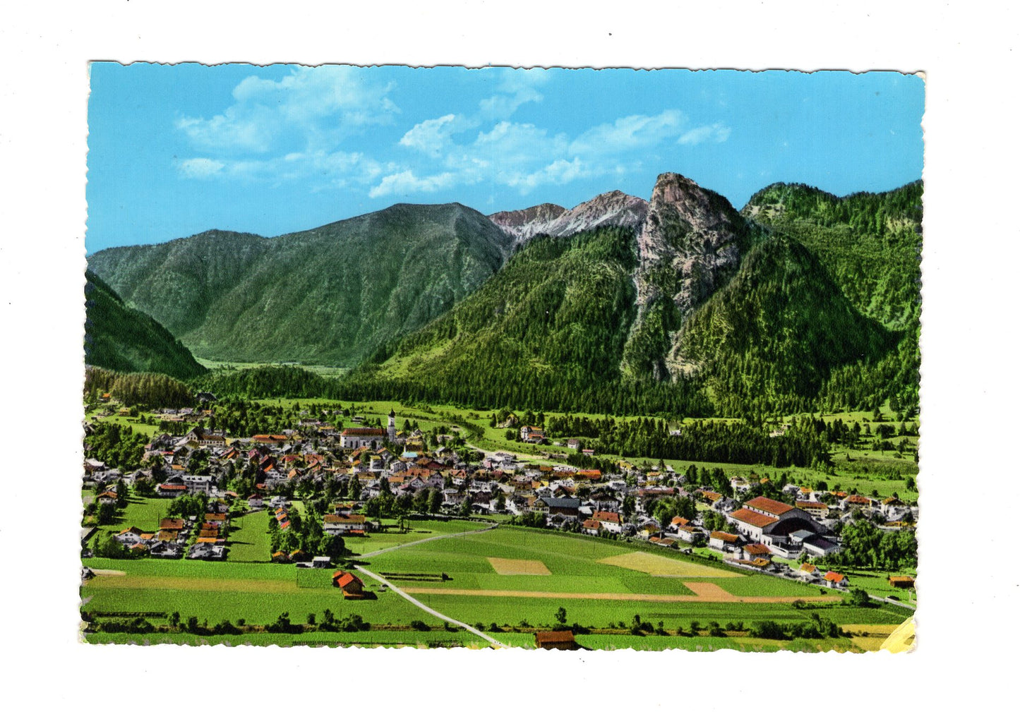 Ansichtskarte Oberammergau gegen Kofel