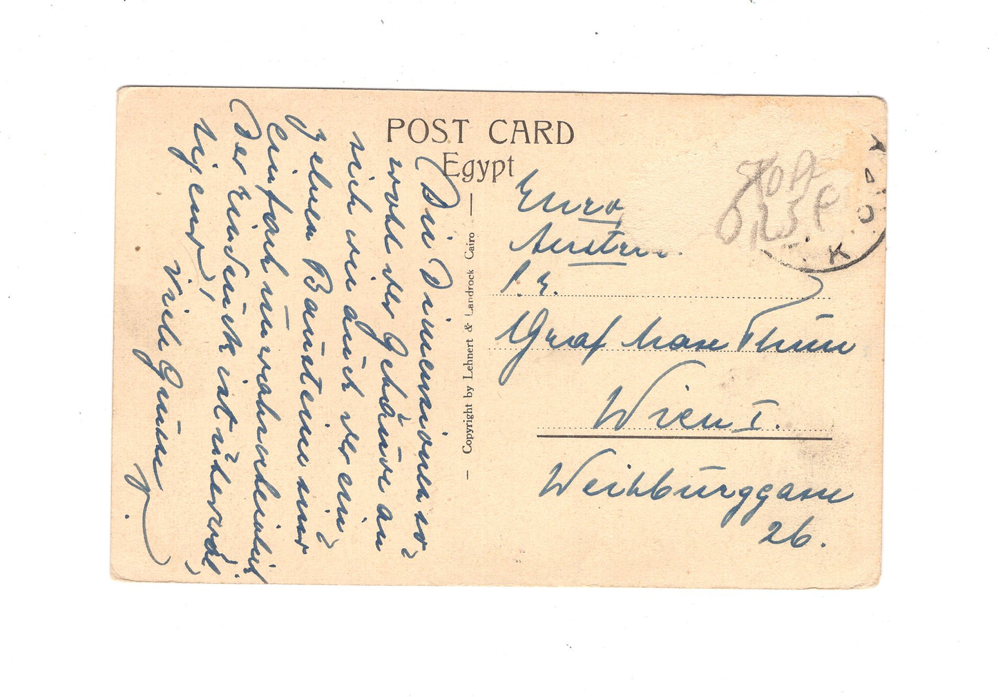 Ansichtskarte Kairo / Sphinx-Tempel / Ägypten