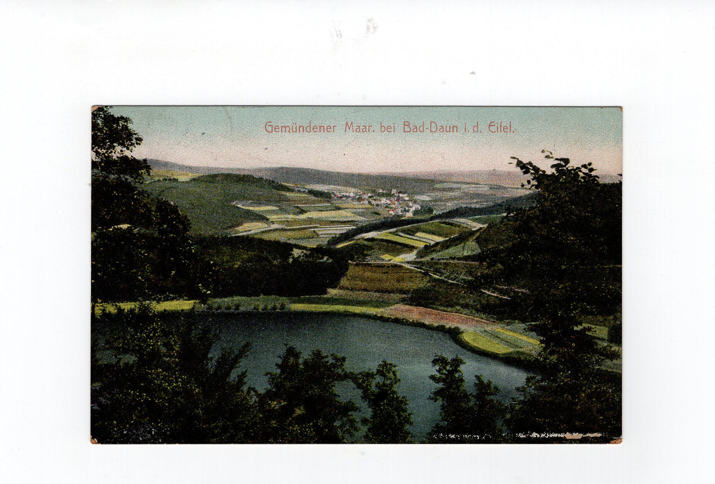 Ansichtskarte Gemündener Maar bei Daun in der Eifel