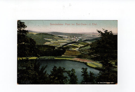 Ansichtskarte Gemündener Maar bei Daun in der Eifel