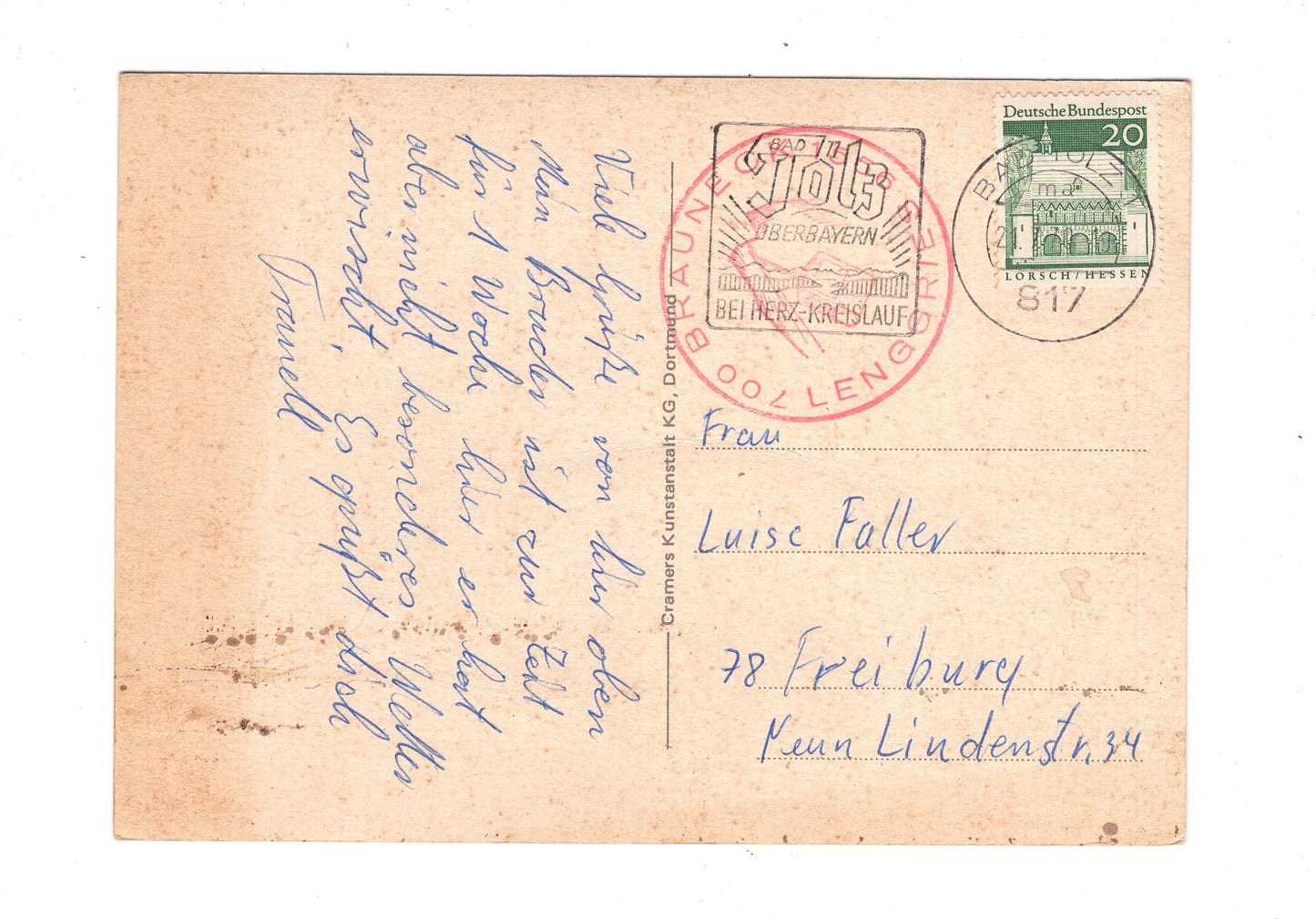 Ansichtskarte Lenggries / Bayerische Alpen / H1-70