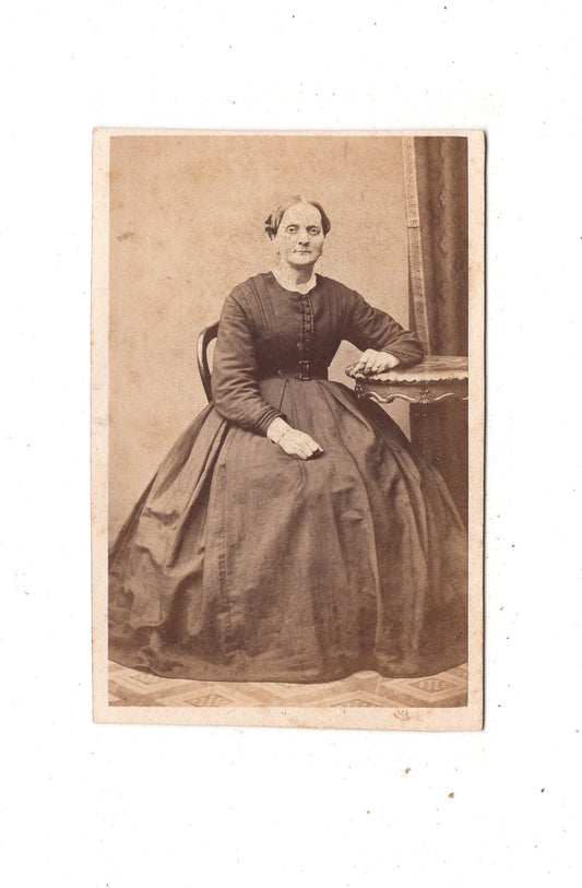 Fotografie Feine Dame - Neuwied 1860er