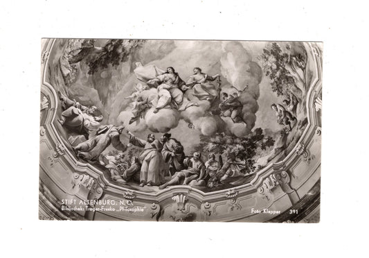 Ansichtskarte Stift Altenburg / Bibliothek / Österreich