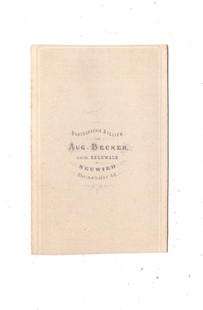 Fotografie Feine Dame - Neuwied 1860er