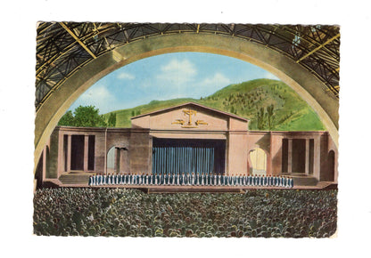 Ansichtskarte Passionsspieldorf Oberammergau / Bühne des Passionsspielhauses