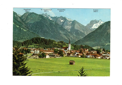 Ansichtskarte Oberstdorf in den Allgäuer Alpen / H1-54