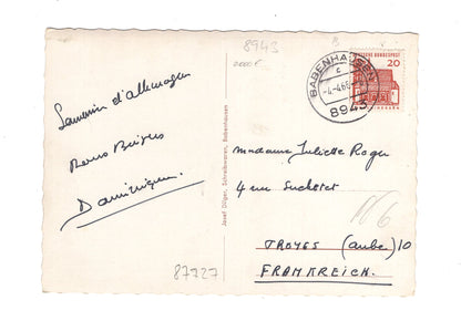 Ansichtskarte Fugger-Markt Babenhausen