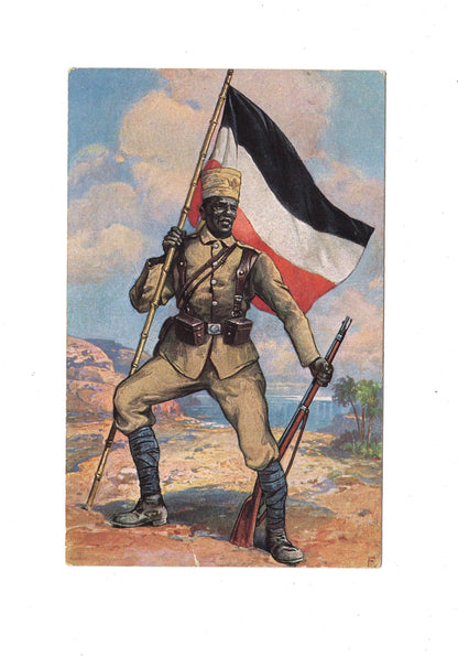Ansichtskarte / Feldpost / Kolonialkriegerdank - 1915