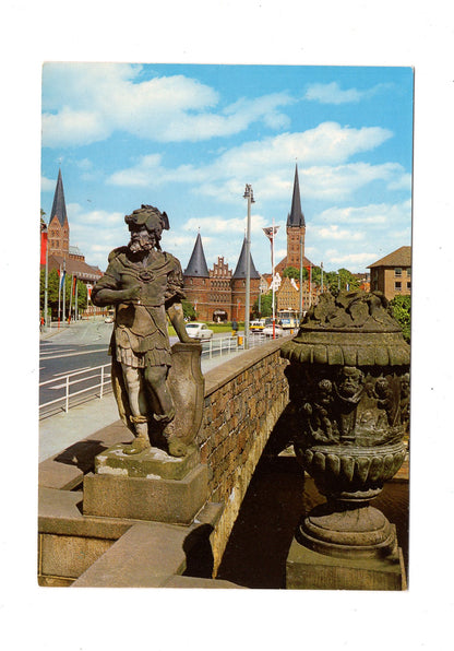 Ansichtskarte Hansestadt Lübeck / Puppenbrücke