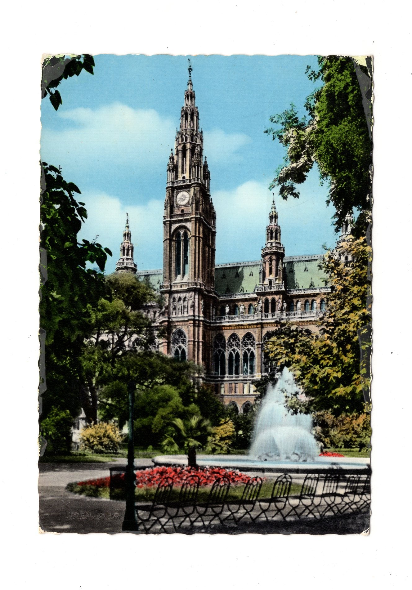 Ansichtskarte Wien / Rathaus / Österreich