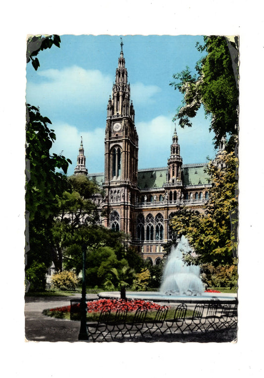 Ansichtskarte Wien / Rathaus / Österreich