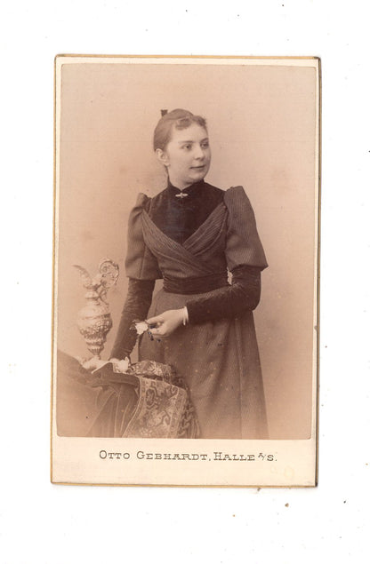 Fotografie Feine Dame - Halle an der Saale 1880er