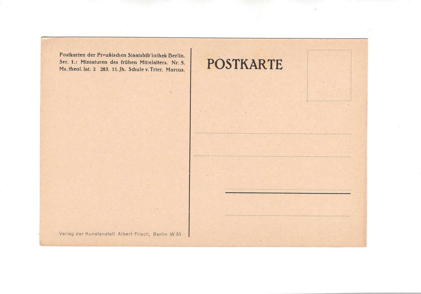 Ansichtskarte / Kunst Postkarte der Preußischen Staatsbibliothek Berlin