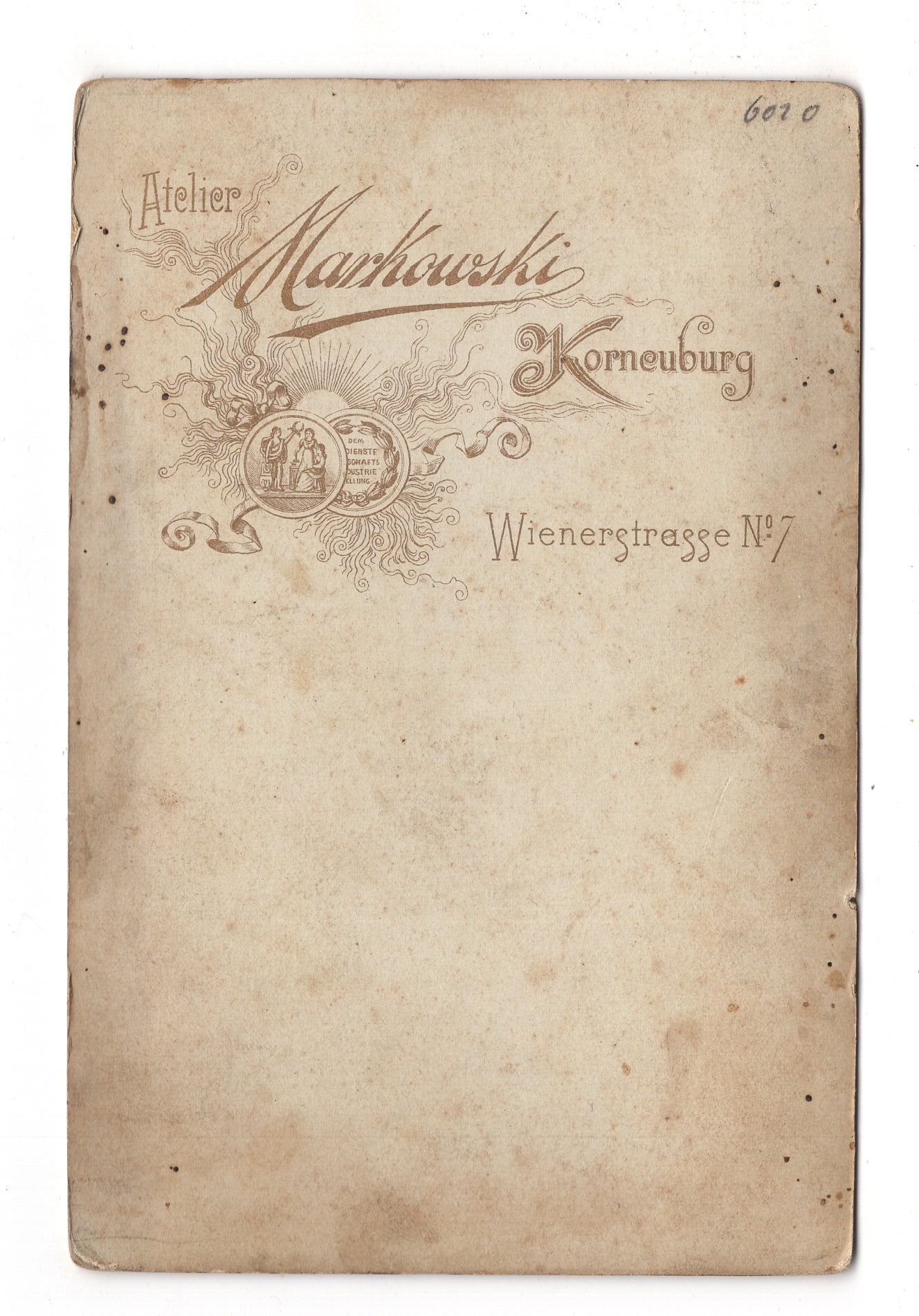 Fotografie Schönes Familienbild - Korneuburg 1890er / CAB X-35