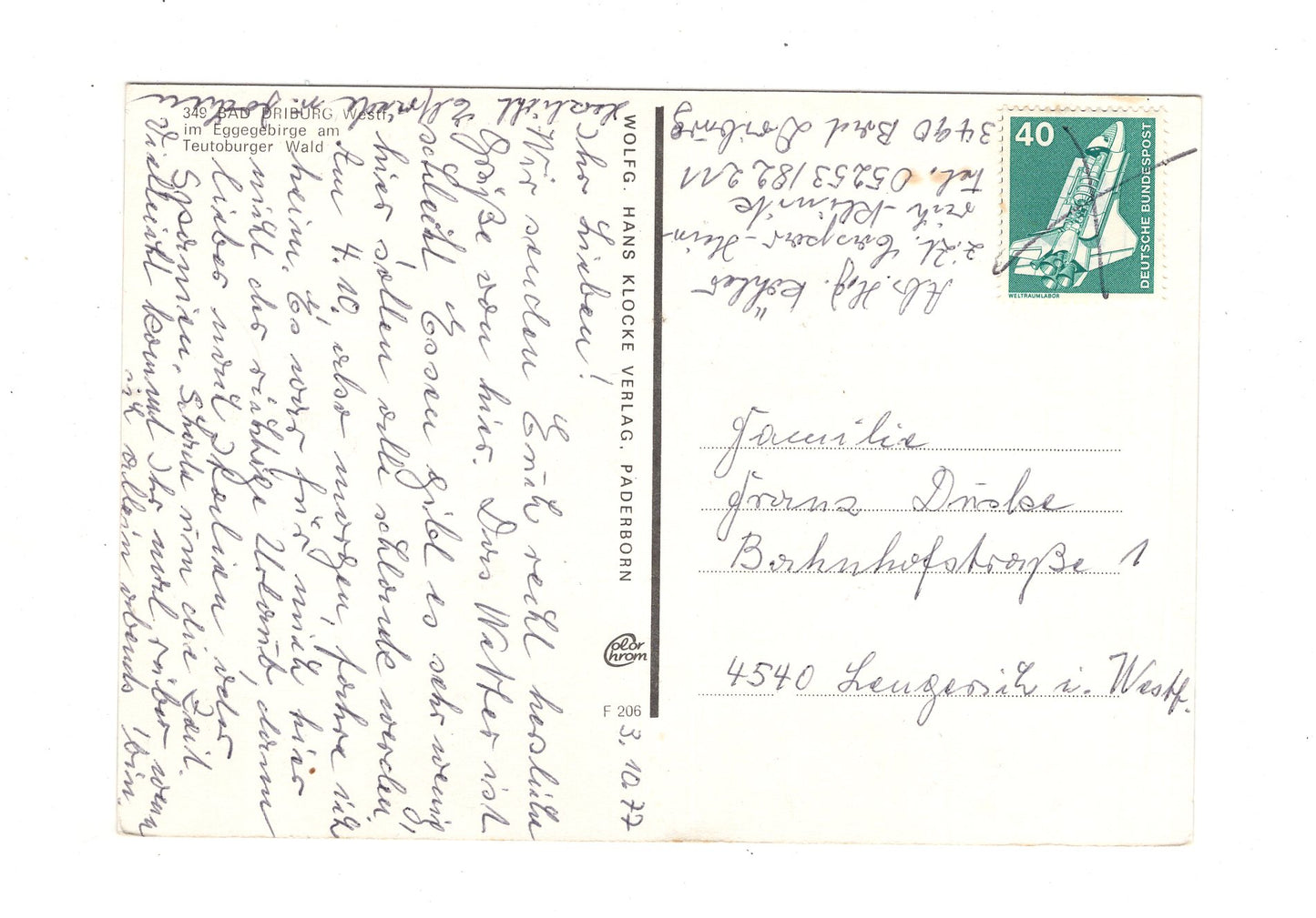 Ansichtskarte Bad Driburg / Kurklinik Stellberg +++