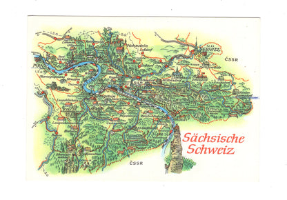 Ansichtskarte Sächsische Schweiz