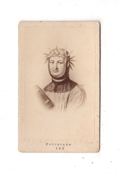 Fotografie Kunst / Francesco Petrarca - 1870er