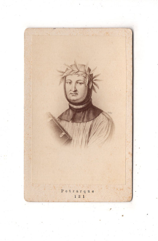Fotografie Kunst / Francesco Petrarca - 1870er