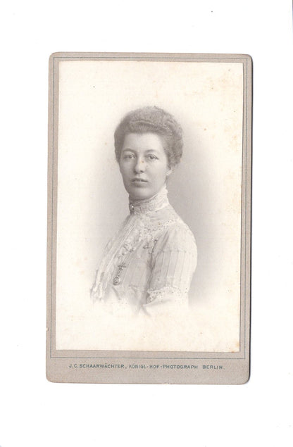 Fotografie Damenportrait - Berlin 1902