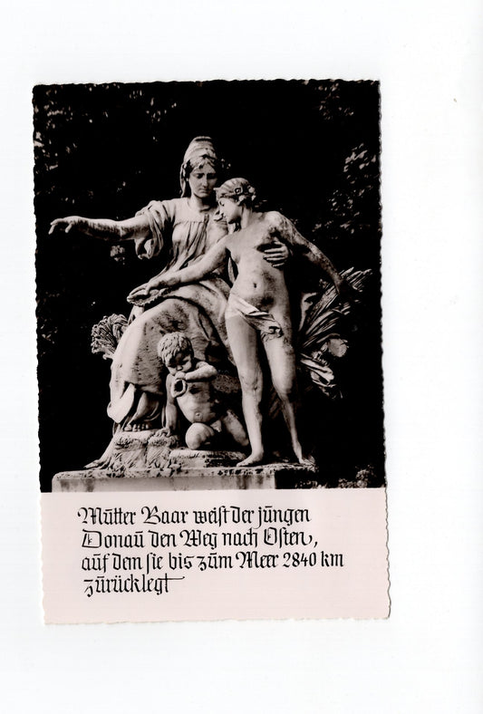 Ansichtskarte Donaueschingen / Quellengruppe an der Donauquelle
