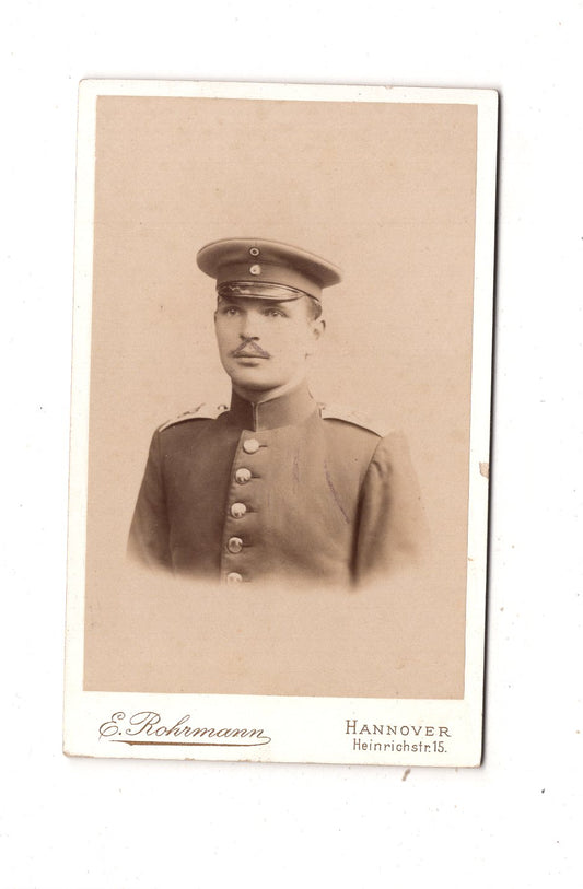 Fotografie Soldat - Hannover 1890er / CDV M1-05