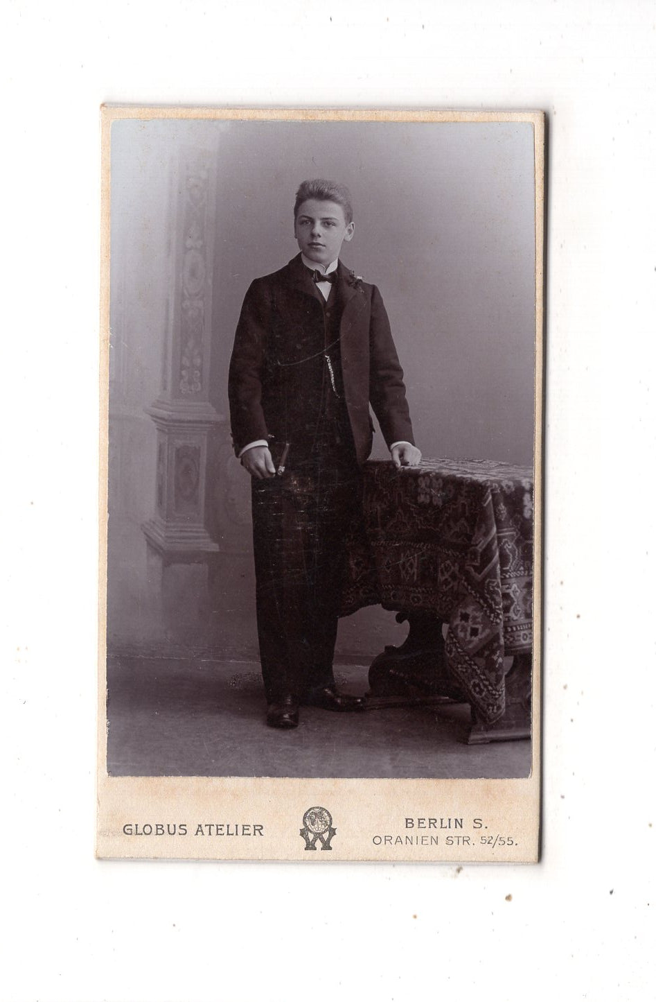 Fotografie Feiner Junge - Berlin 1890er