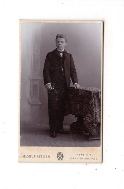 Fotografie Feiner Junge - Berlin 1890er