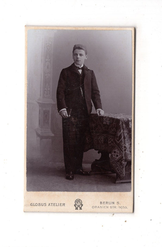 Fotografie Feiner Junge - Berlin 1890er