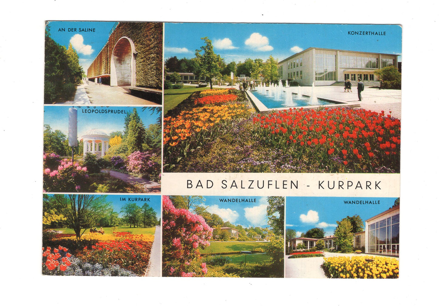 Ansichtskarte Bad Salzuflen / Kurpark