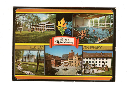 Ansichtskarte Staufen / Breisgau / Kurheim Haus Münstertal