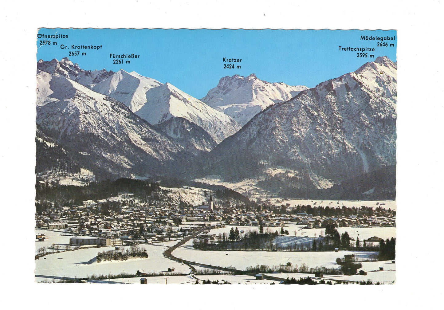 Ansichtskarte Oberstdorf im Allgäu / H1-54