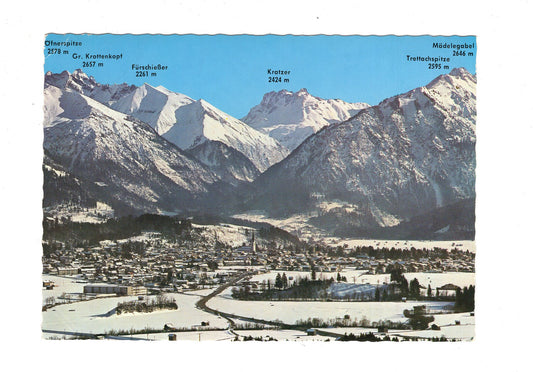 Ansichtskarte Oberstdorf im Allgäu / H1-54
