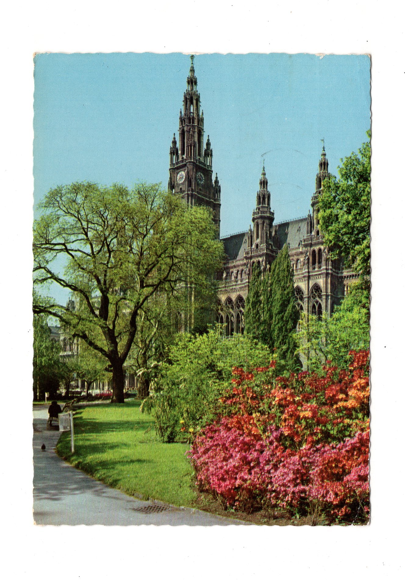 Ansichtskarte Wien / Rathaus / Österreich