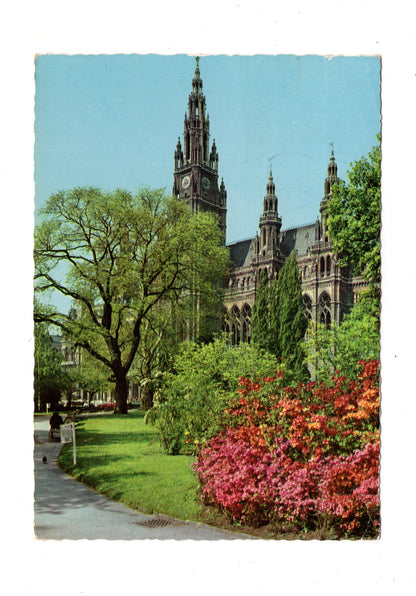 Ansichtskarte Wien / Rathaus / Österreich