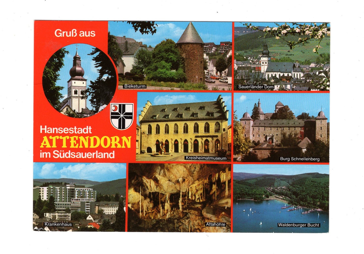 Ansichtskarte Hansestadt Attendorn im Südsauerland