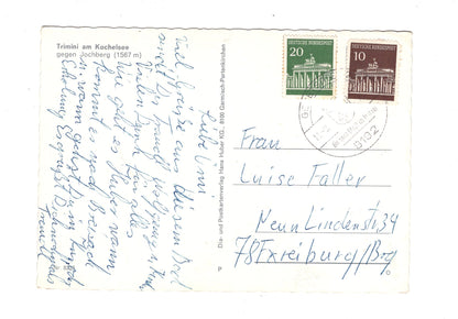 Ansichtskarte Trimini am Kochelsee gegen Jochberg / H1-70