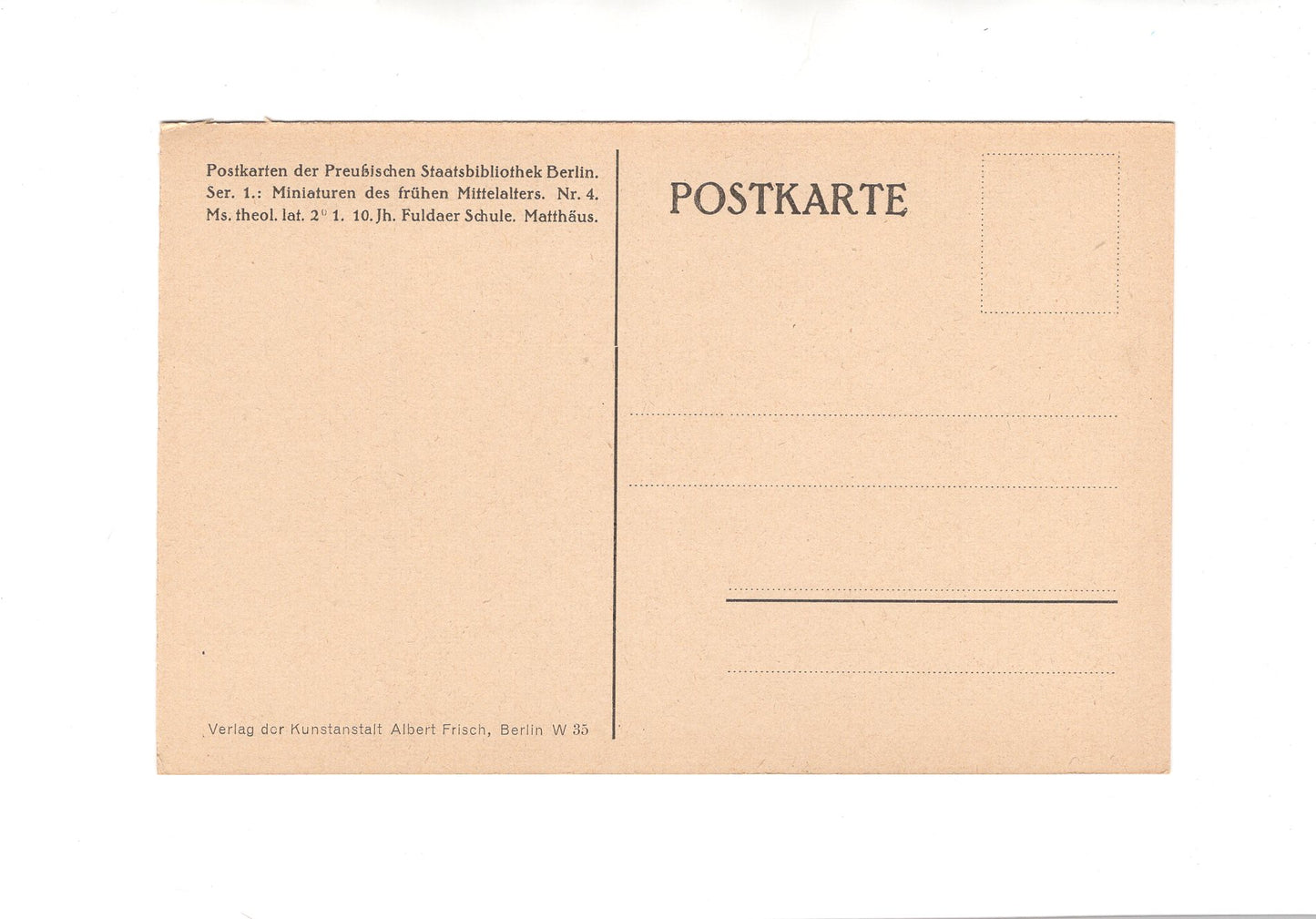 Ansichtskarte / Kunst Postkarte der Preußischen Staatsbibliothek Berlin
