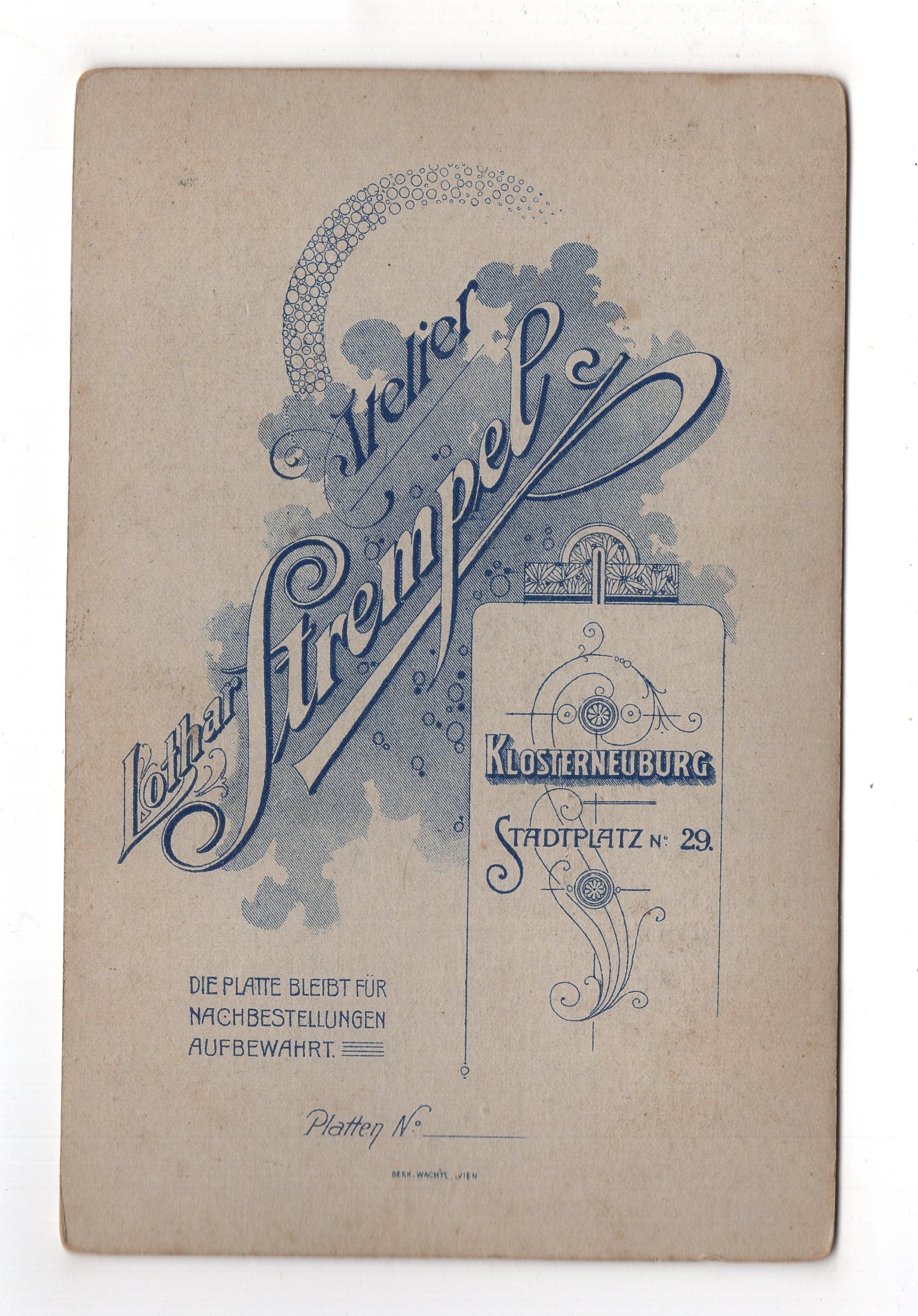 Fotografie Schönes Familienbild - Klosterneuburg 1910er / CAB X-35