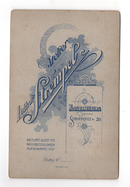 Fotografie Schönes Familienbild - Klosterneuburg 1910er / CAB X-35