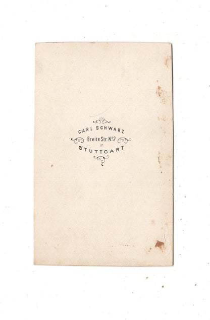 Fotografie Damenportrait - Stuttgart um 1860 / CDV N1-12