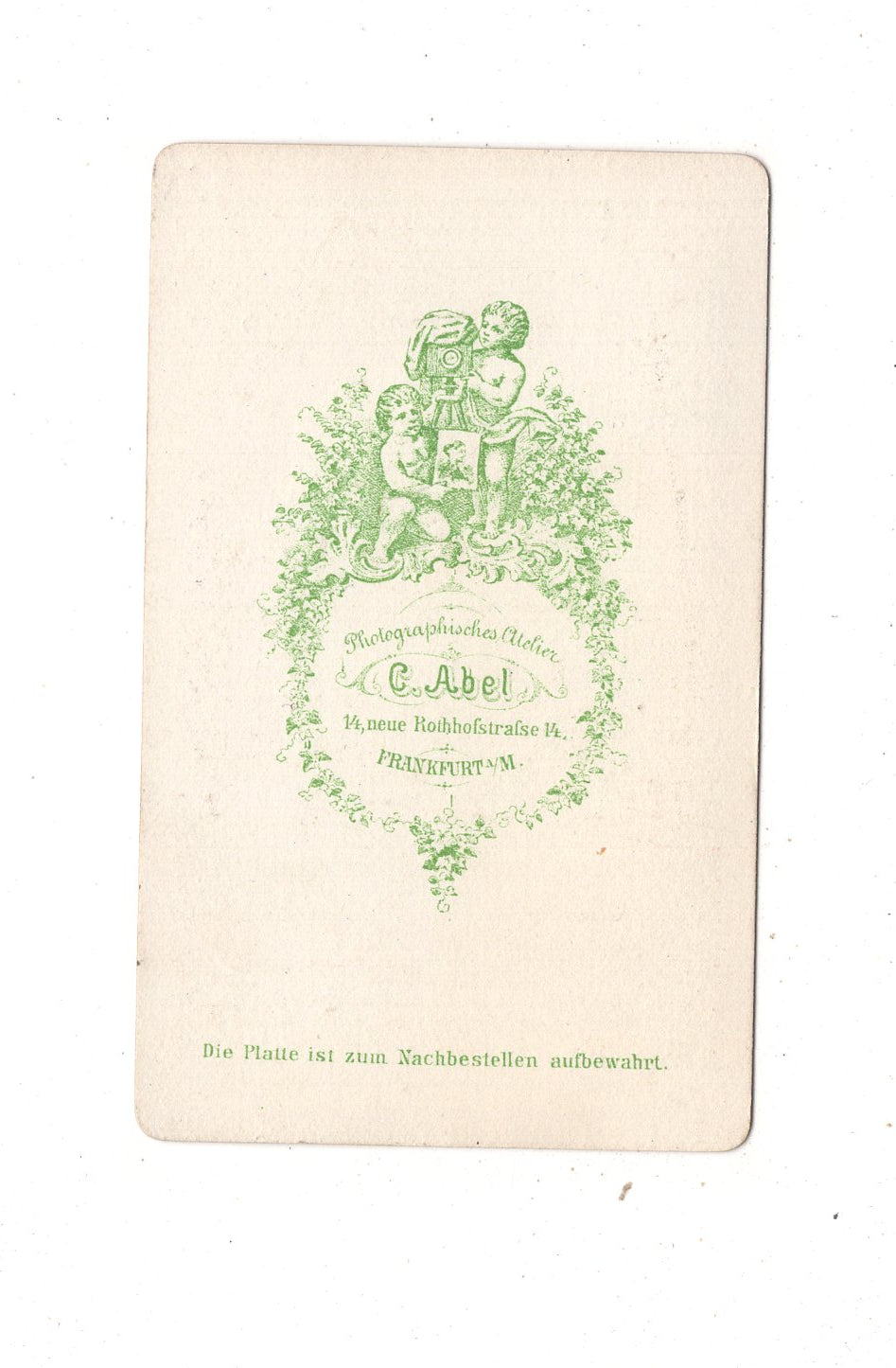 Fotografie Schönes Kinderbild / Baby - Frankfurt Main 1860er / CDV N1-08