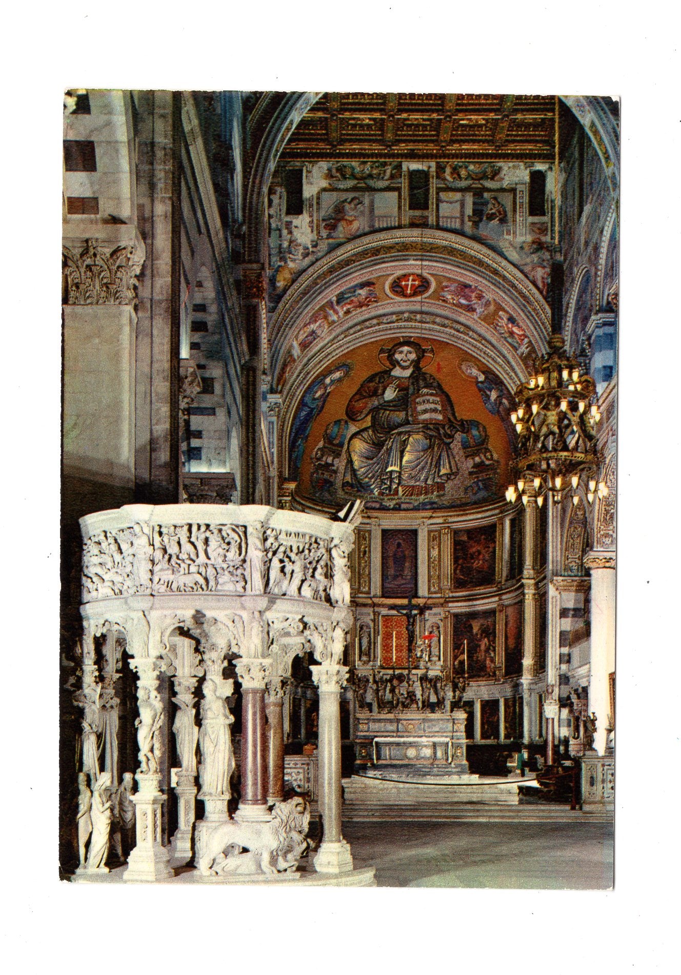 Ansichtskarte Pisa / interno del Duomo / Italien
