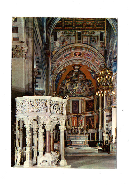 Ansichtskarte Pisa / interno del Duomo / Italien