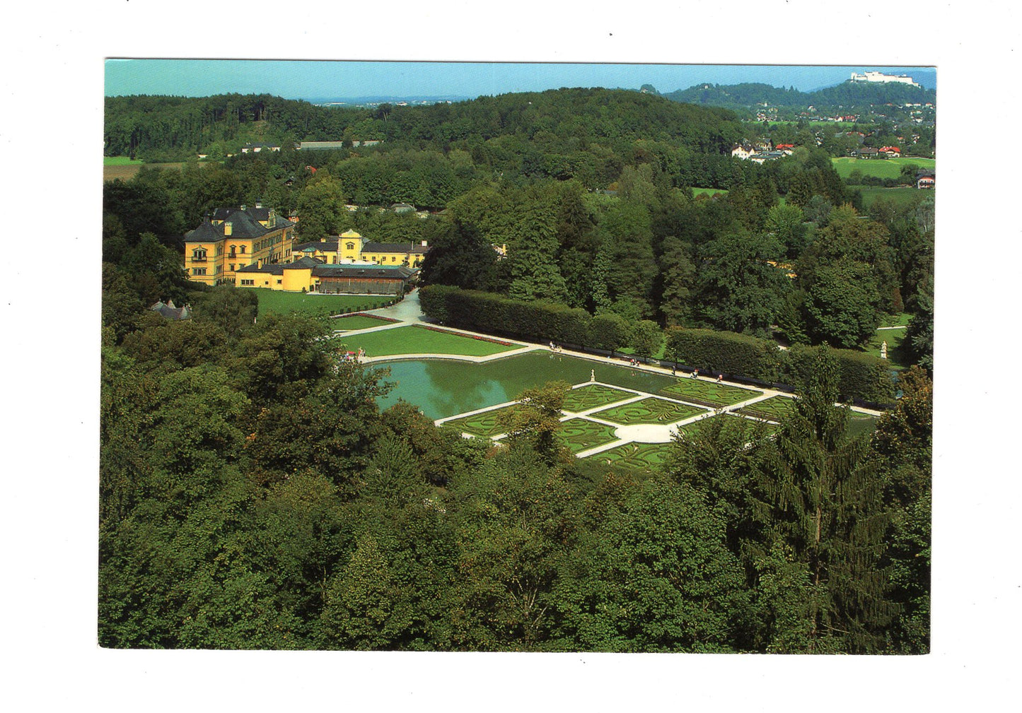 Ansichtskarte Park und Schloss Hellbrunn / Österreich